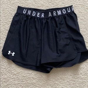 Under Armour black athletic shorts